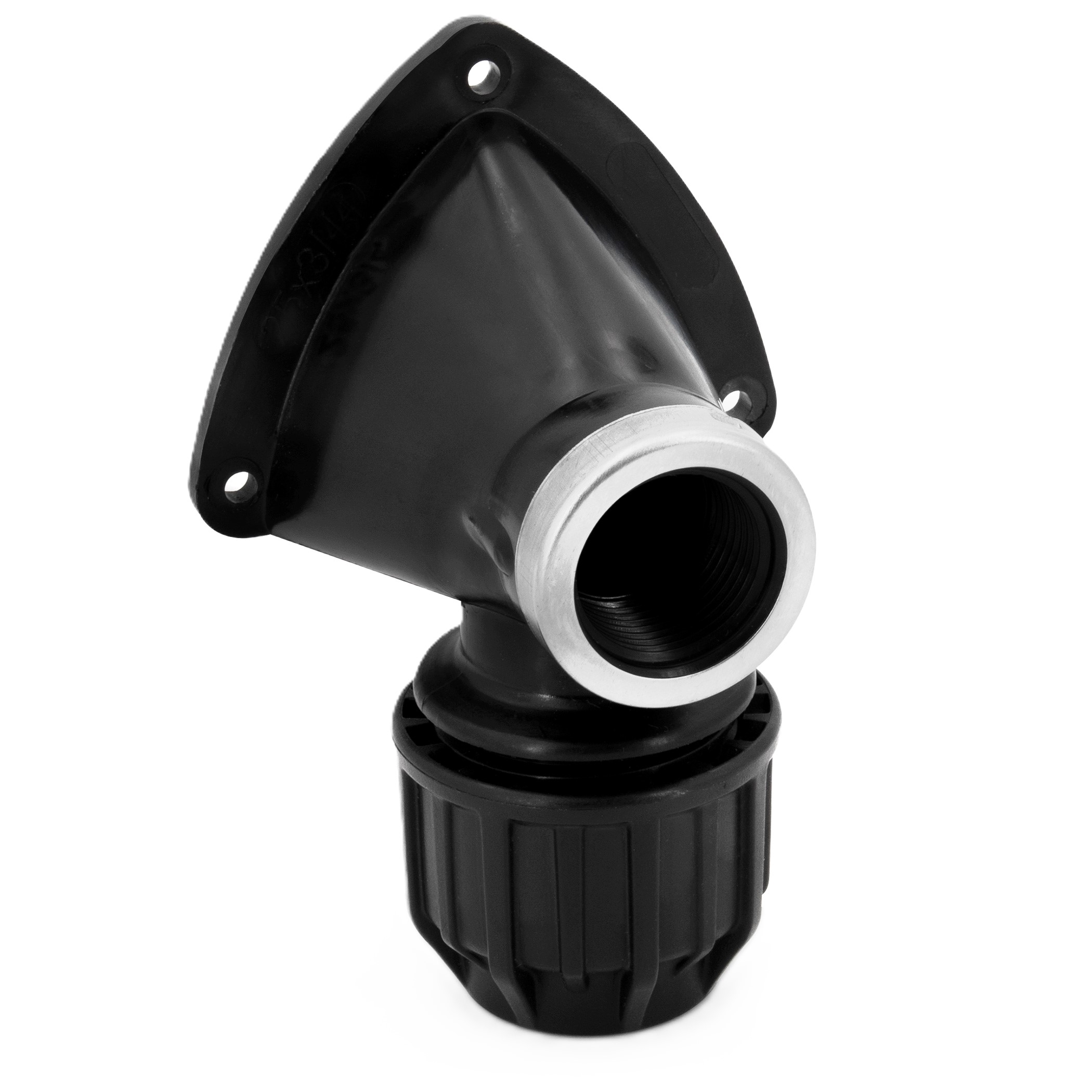 PP Klemmfitting Wandwinkel mit Innengewinde für PE Rohr