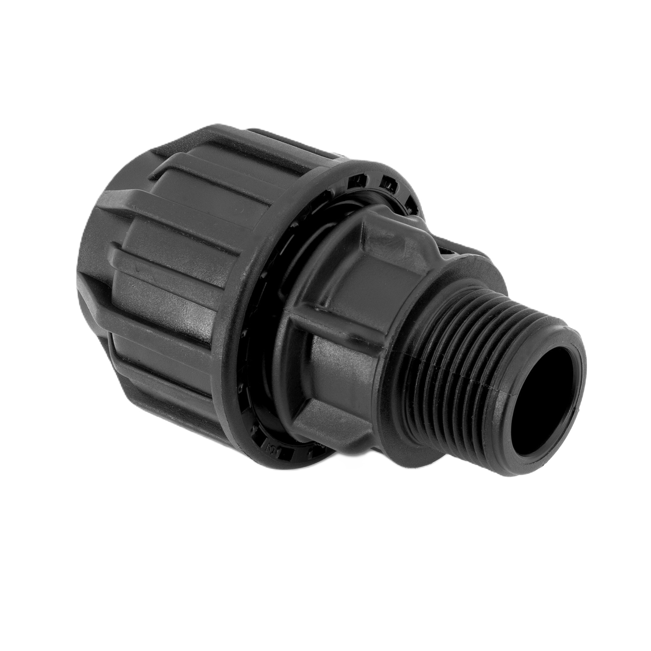 PP Klemmfitting mit Außengewinde für PE Rohr