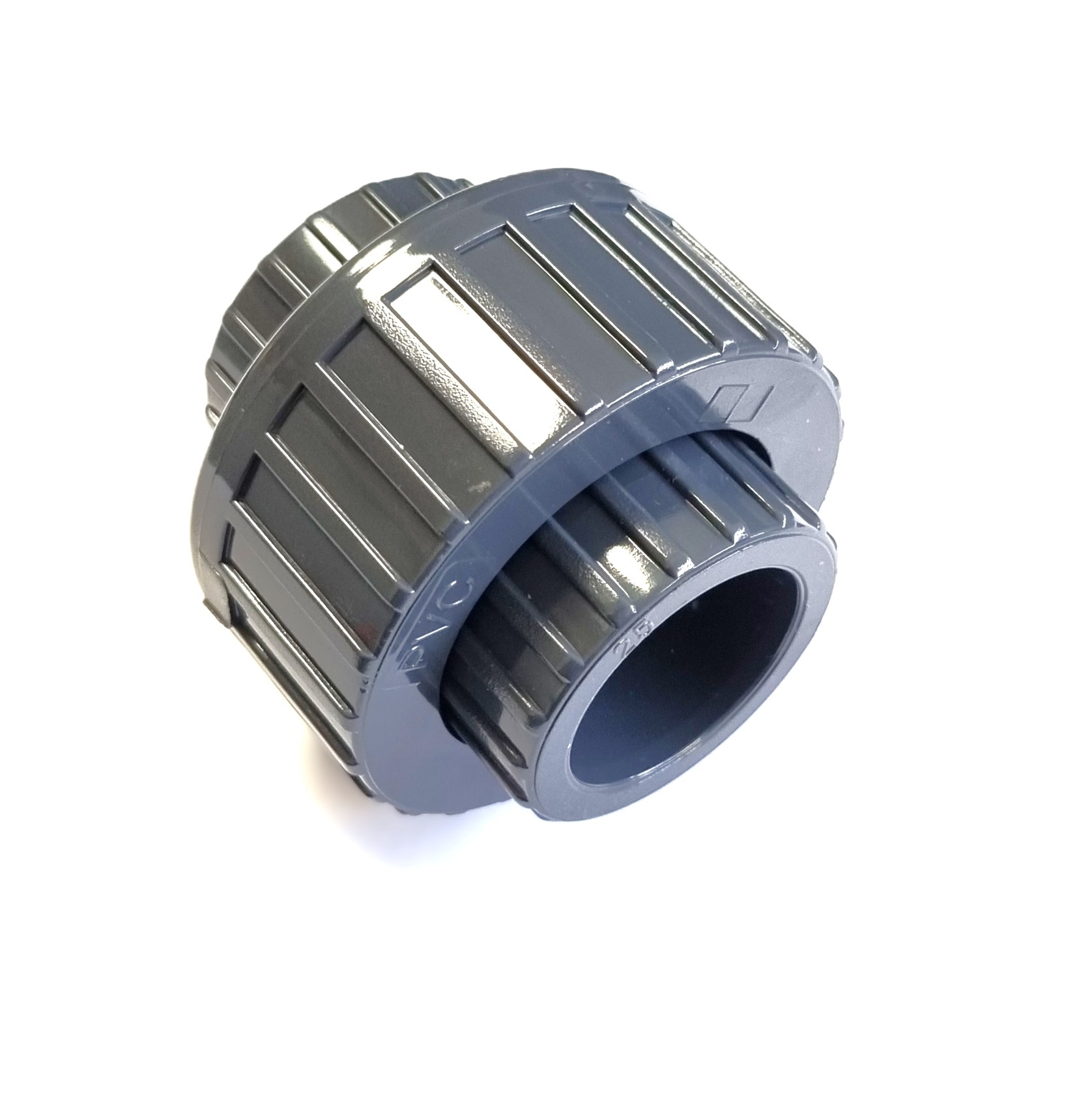 PVC-U Verschraubung / Klebemuffe mit 20 x 1/2" Innengewinde – PVC-U Fitting für Rohrsysteme – Bild 2