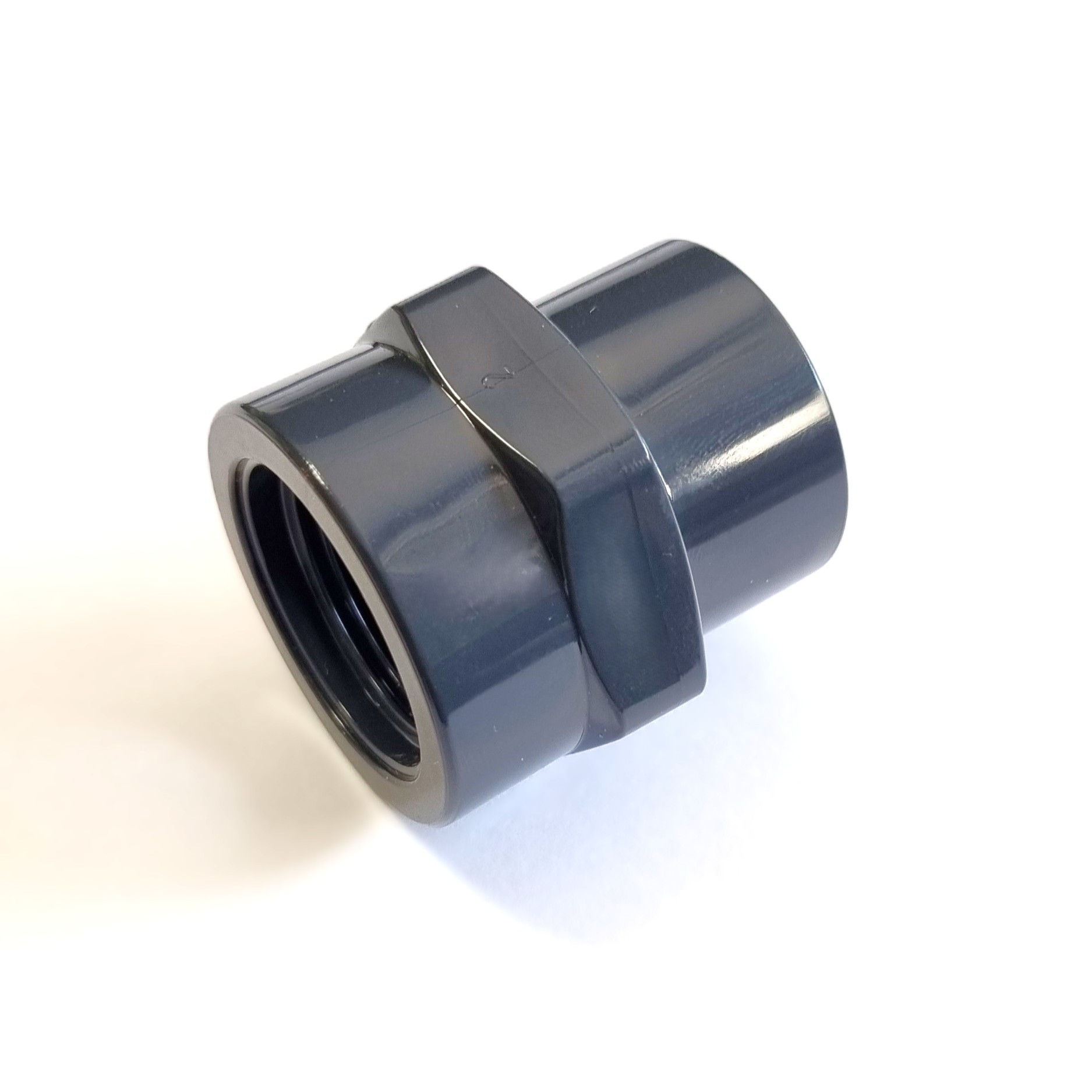 PVC-U Klebemuffe/-stutzen mit Innegewinde – hochwertiges PVC-U Fitting für Rohrsysteme