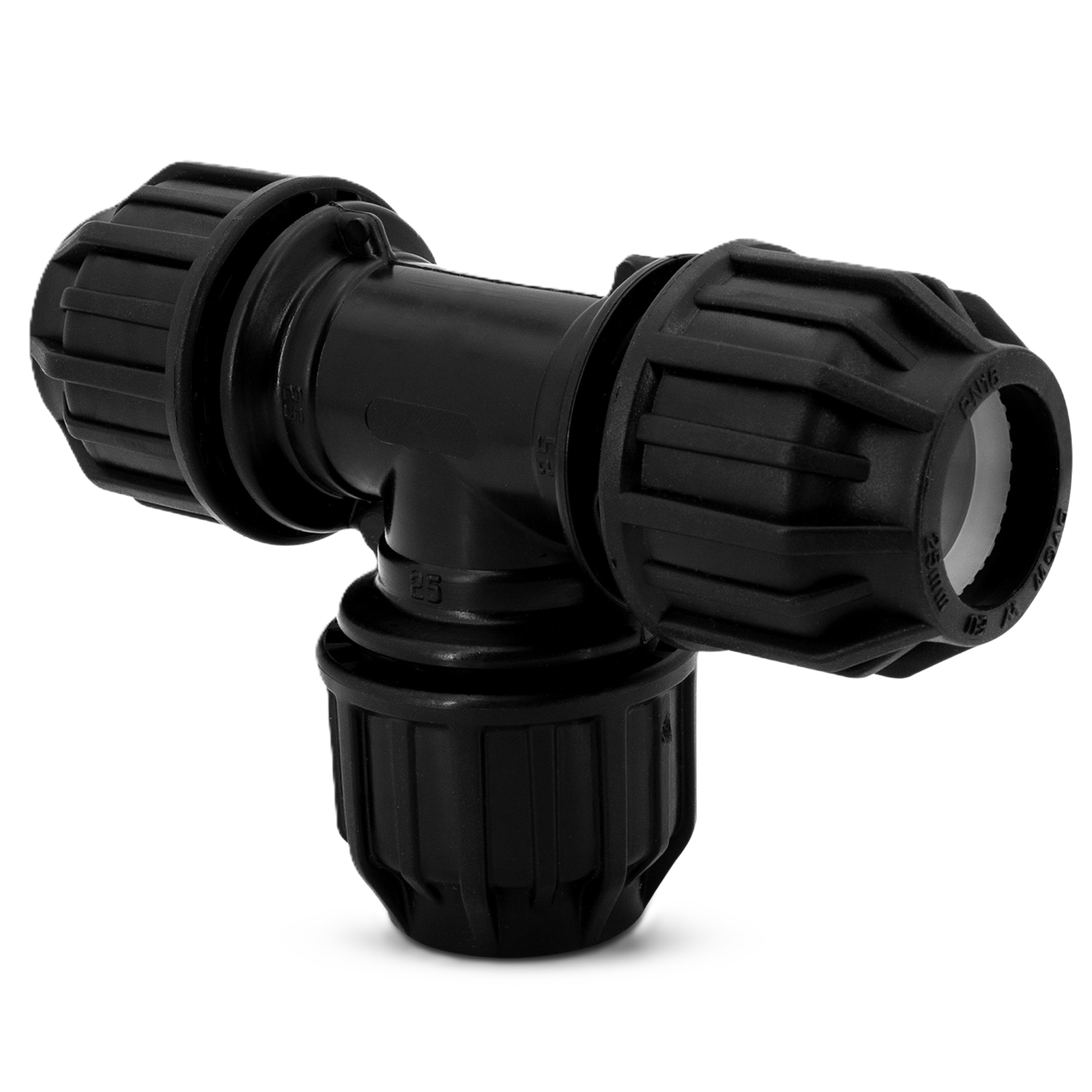 PP Klemmfitting T-Stück für PE Rohr