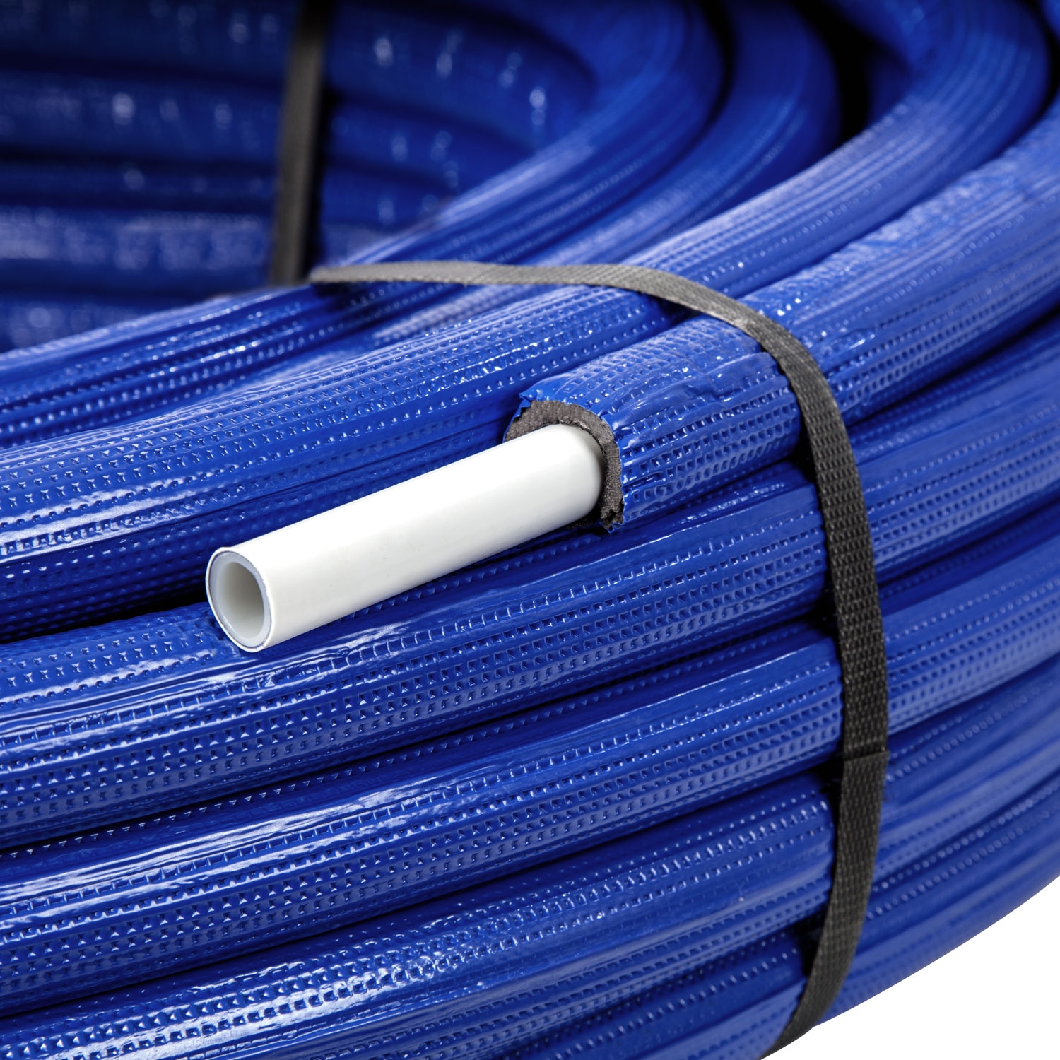 50m Rolle Aluverbundrohr 16 x 2,0mm mit 6mm blauer Isolierung und DVGW-Zulassung – Bild 3