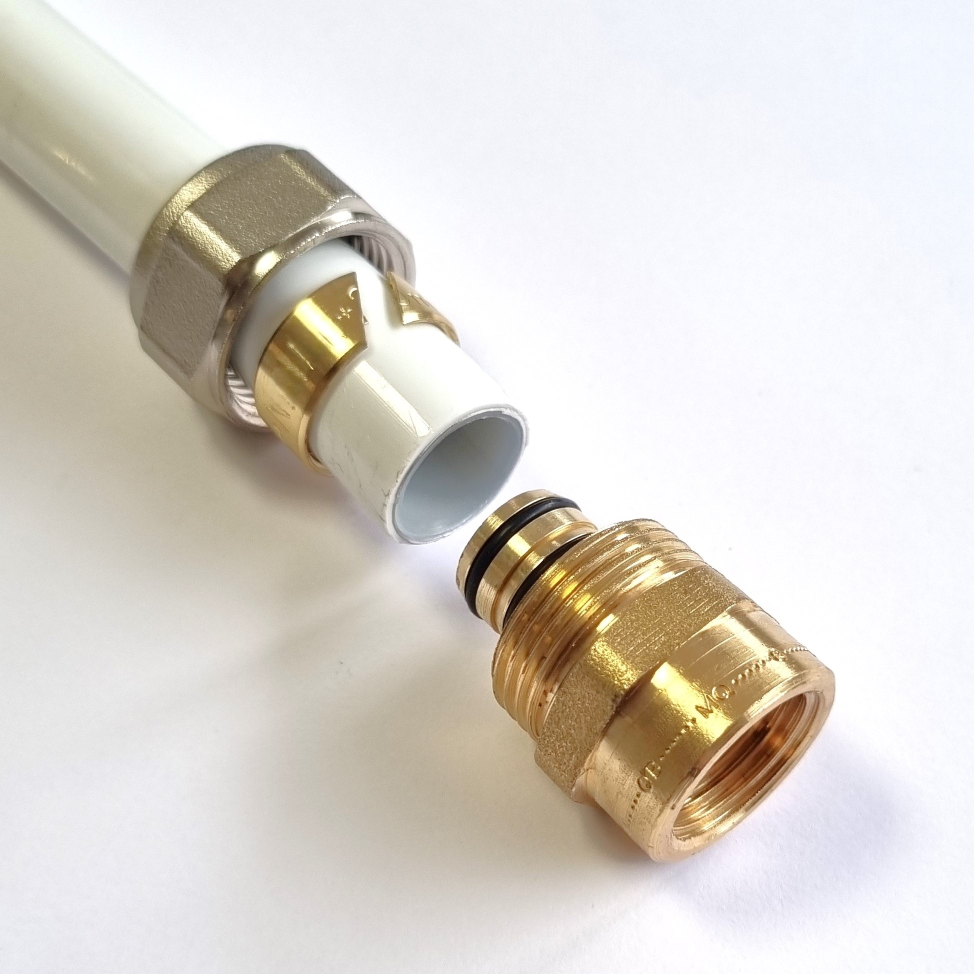 Übergang mit Innengewinde 16 x 2,0 mm - 1/2" Klemmring Schraubfitting für Aluverbundrohr 16 x 2,0mm – Bild 4