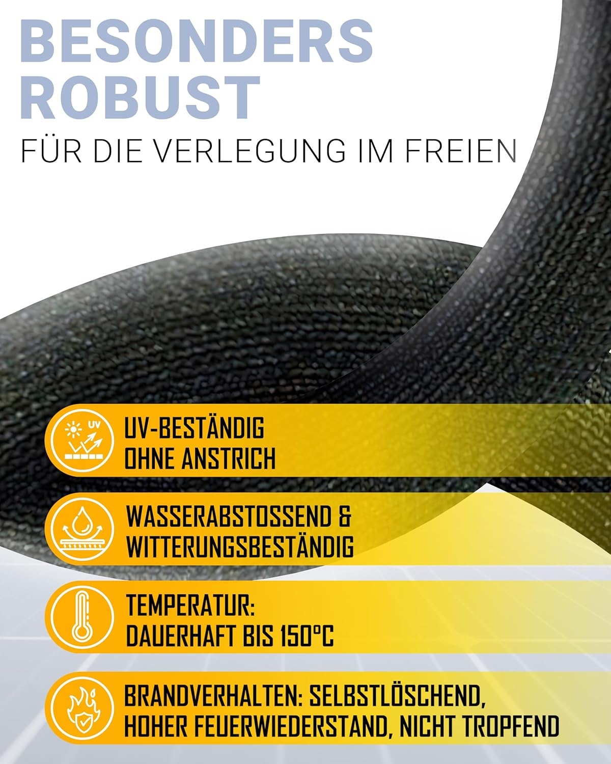 DN20 (1") Solarrohr Solarleitung Edelstahlwellrohr mit 13mm EPDM Isolierung, 5m – Bild 3