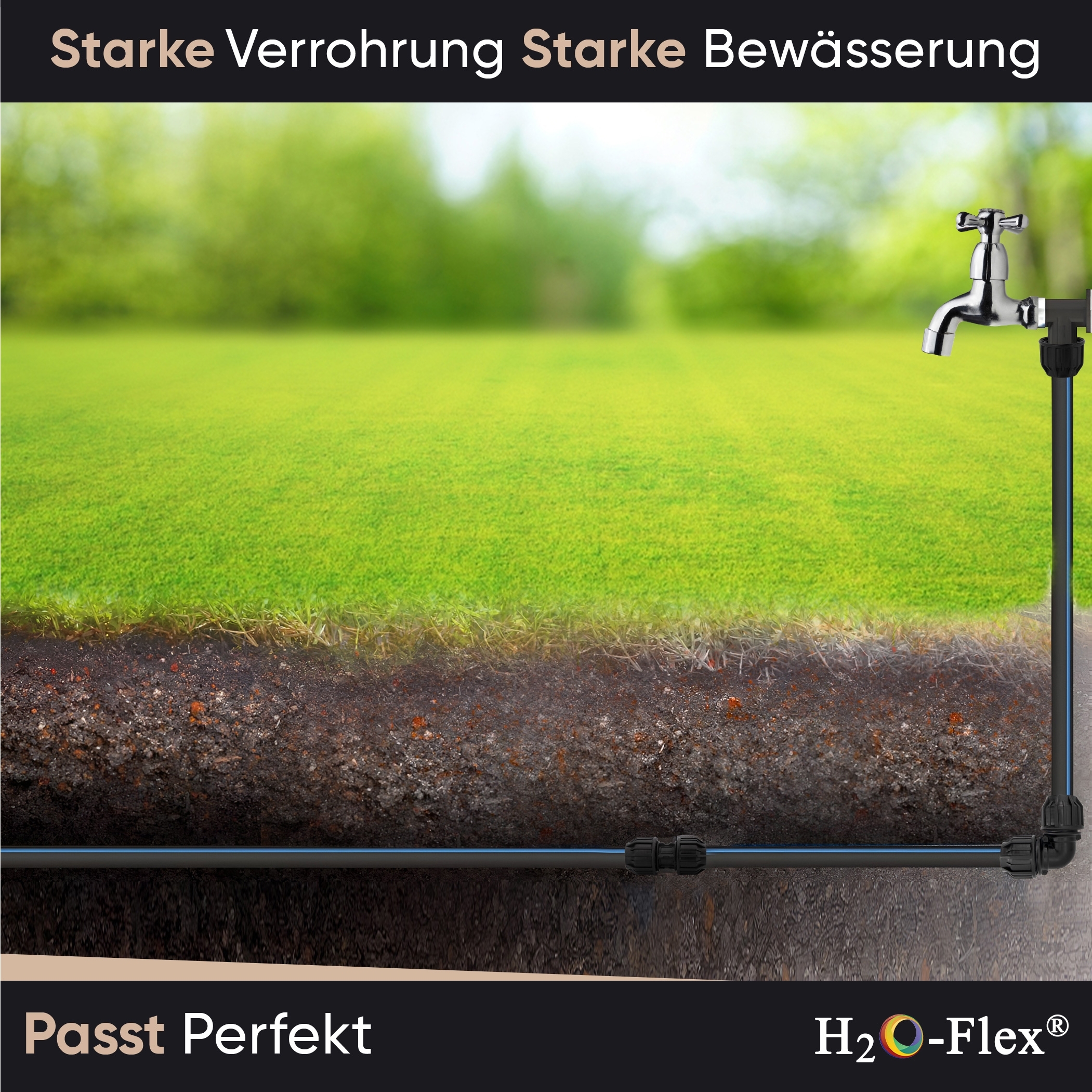 32 x 3,0 PE100 HD-Rohr 50m HDPE PN16 Trinkwasserleitung DVGW – Bild 3