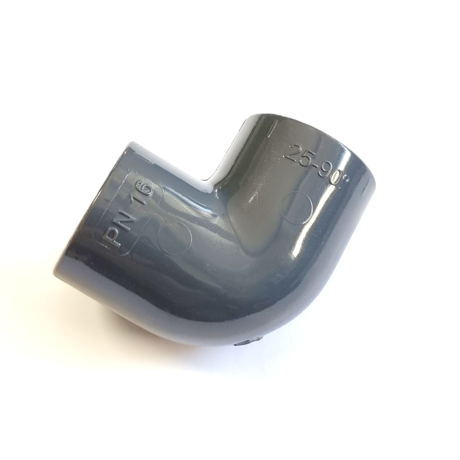 PVC-U Winkel 90° 2-fach Klebemuffe – hochwertiges PVC-U Fitting für Rohrsysteme