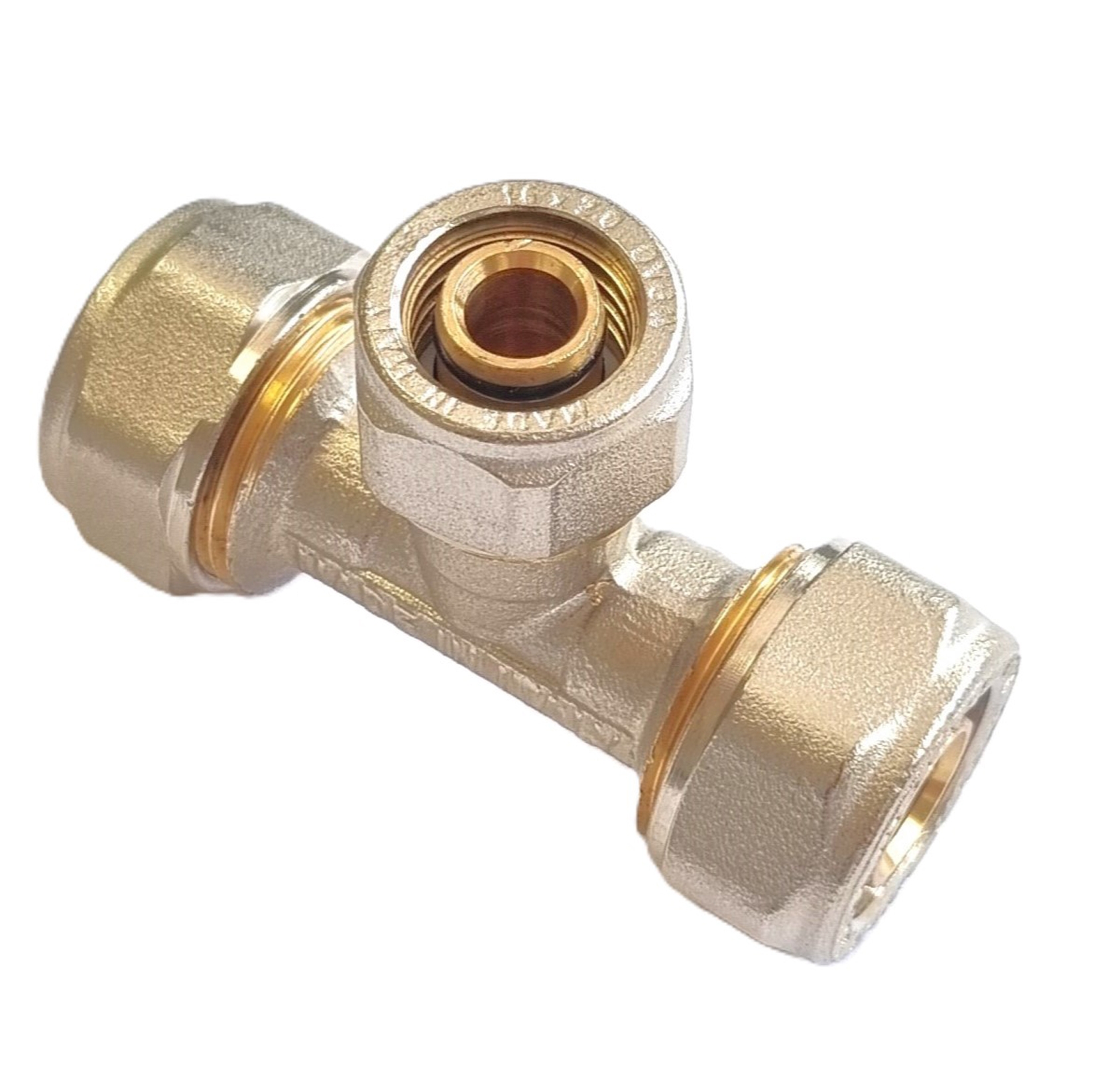 Klemmring Schraubfitting - T-Stück reduziert für Aluverbundrohr 16/20/26/32