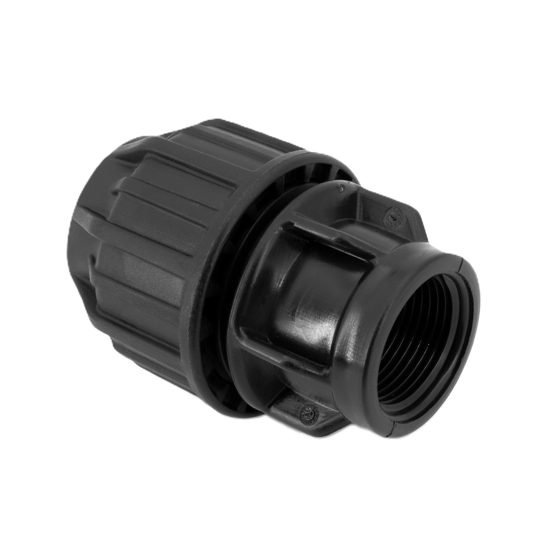 PP Klemmfitting mit Innengewinde für PE Rohr