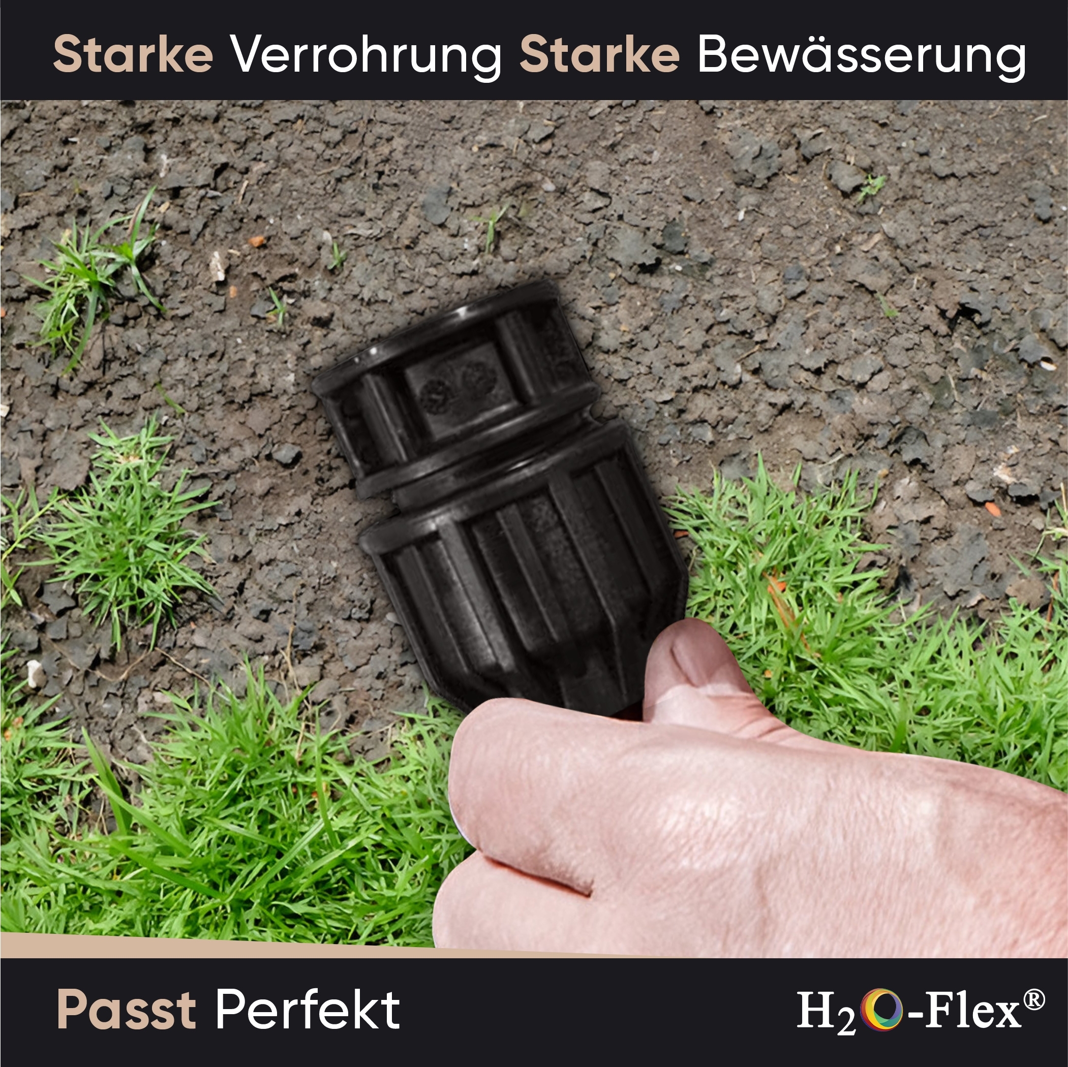 20er PP Klemmfitting Stopfen / Endkappe für PE Rohr – Bild 5